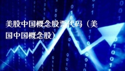美股中国概念股票代码（美国中国概念股）