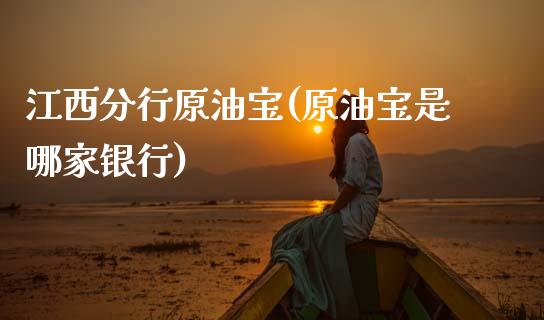 江西分行原油宝(原油宝是哪家银行)_https://www.gzmhy.com_理财品种_第1张