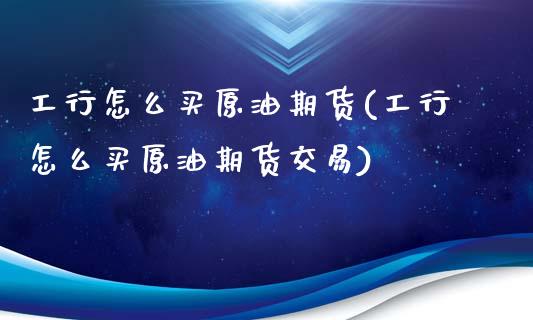 工行怎么买原油期货(工行怎么买原油期货交易)_https://www.gzmhy.com_交易百科_第1张