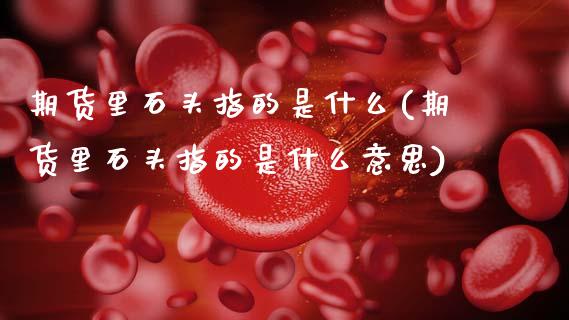 期货里石头指的是什么(期货里石头指的是什么意思)_股票理财_第1张_格子财经网 期货里石头指的是什么(期货里石头指的是什么意思)_https://www.gzmhy.com_股票理财_第1张