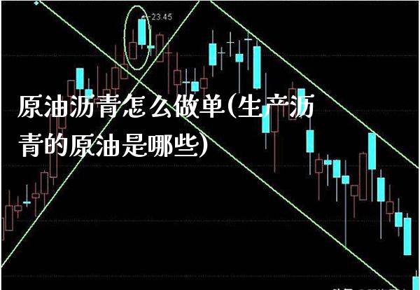 原油沥青怎么做单(生产沥青的原油是哪些)_https://www.gzmhy.com_期货理财_第1张
