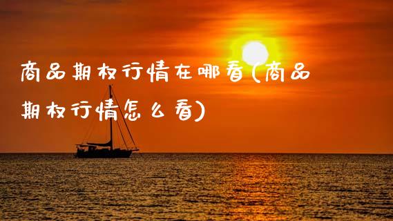 商品期权行情在哪看(商品期权行情怎么看)_保险理财_第1张_格子财经网 商品期权行情在哪看(商品期权行情怎么看)_https://www.gzmhy.com_保险理财_第1张