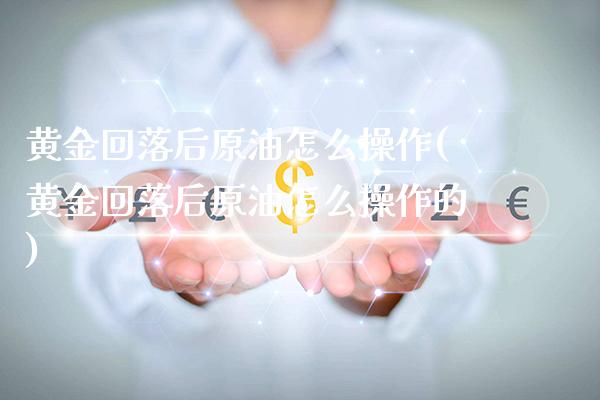 黄金回落后原油怎么操作(黄金回落后原油怎么操作的)_https://www.gzmhy.com_保险理财_第1张
