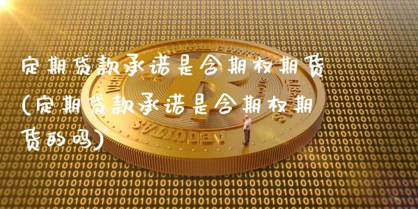 定期贷款承诺是含期权期货(定期贷款承诺是含期权期货的吗)_https://www.gzmhy.com_交易百科_第1张