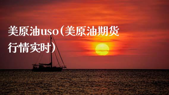 美原油uso(美原油期货行情实时)_https://www.gzmhy.com_期货理财_第1张
