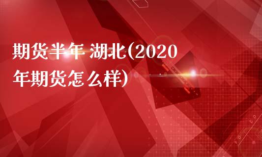 期货半年 湖北(2020年期货怎么样)_基金理财_第1张_格子财经网 期货半年 湖北(2020年期货怎么样)_https://www.gzmhy.com_基金理财_第1张
