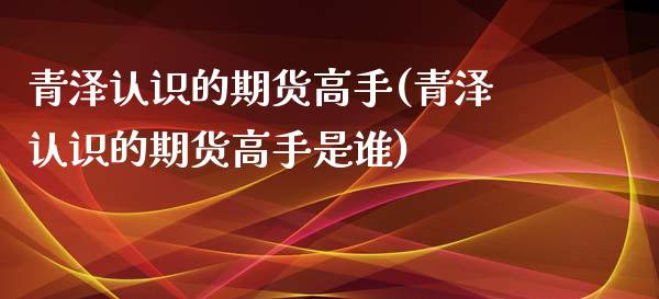青泽认识的期货高手(青泽认识的期货高手是谁)_理财品种_第1张_格子财经网 青泽认识的期货高手(青泽认识的期货高手是谁)_https://www.gzmhy.com_理财品种_第1张