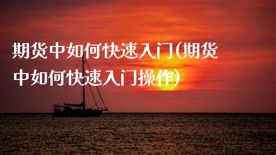 期货中如何快速入门(期货中如何快速入门操作)_https://www.gzmhy.com_财经资讯_第1张