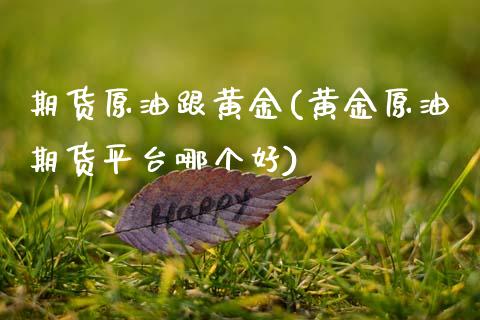 期货原油跟黄金(黄金原油期货平台哪个好)_理财产品_第1张_格子财经网 期货原油跟黄金(黄金原油期货平台哪个好)_https://www.gzmhy.com_理财产品_第1张