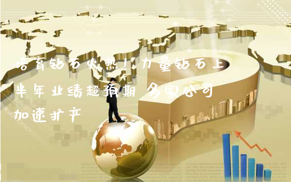 培育钻石火热！力量钻石上半年业绩超预期 多家公司加速扩产_https://www.gzmhy.com_财经资讯_第1张