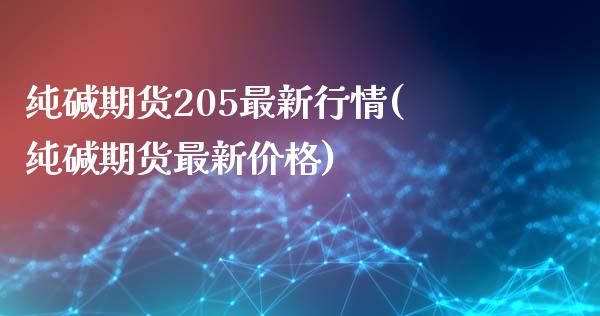 纯碱期货205最新行情(纯碱期货最新价格)_https://www.gzmhy.com_理财品种_第1张