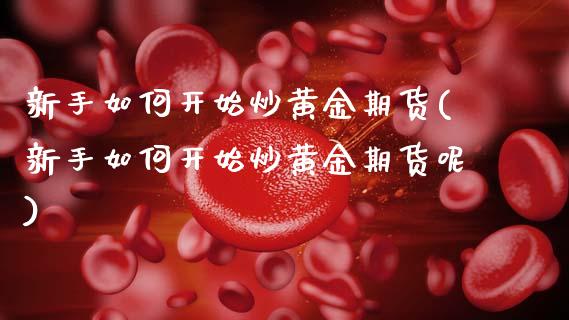 新手如何开始炒黄金期货(新手如何开始炒黄金期货呢)_https://www.gzmhy.com_股票理财_第1张