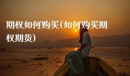 期权如何购买(如何购买期权期货)_https://www.gzmhy.com_保险理财_第1张