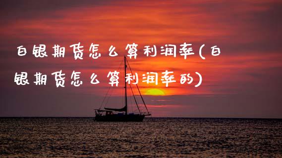 白银期货怎么算利润率(白银期货怎么算利润率的)_https://www.gzmhy.com_理财产品_第1张