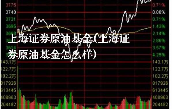 上海证券原油基金(上海证券原油基金怎么样)_https://www.gzmhy.com_期货理财_第1张