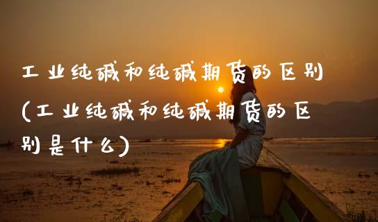 工业纯碱和纯碱期货的区别(工业纯碱和纯碱期货的区别是什么)_https://www.gzmhy.com_股票理财_第1张
