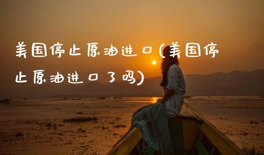 美国停止原油进口(美国停止原油进口了吗)_https://www.gzmhy.com_保险理财_第1张