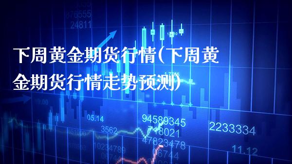 下周黄金期货行情(下周黄金期货行情走势预测)_https://www.gzmhy.com_期货理财_第1张