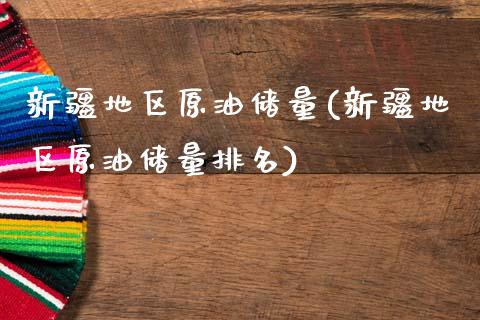 新疆地区原油储量(新疆地区原油储量排名)_交易百科_第1张_格子财经网 新疆地区原油储量(新疆地区原油储量排名)_https://www.gzmhy.com_交易百科_第1张