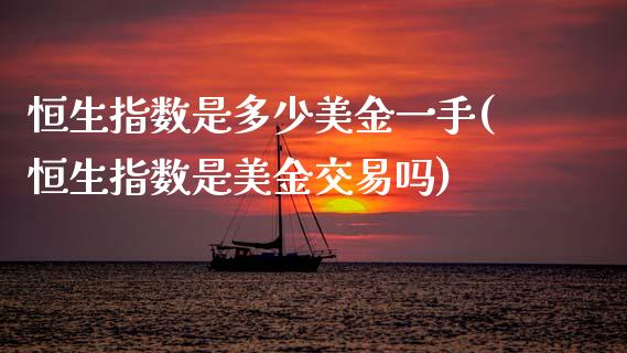 恒生指数是多少美金一手(恒生指数是美金交易吗)_https://www.gzmhy.com_交易百科_第1张