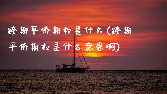 跨期平价期权是什么(跨期平价期权是什么意思啊)_https://www.gzmhy.com_交易百科_第1张