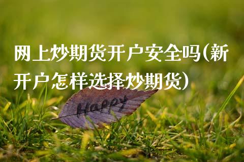 网上炒期货开户安全吗(新开户怎样选择炒期货)_https://www.gzmhy.com_期货理财_第1张