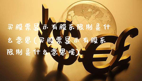 买股票显示有股东**是什么意思(买股票显示有股东**是什么意思呢)_https://www.gzmhy.com_保险理财_第1张
